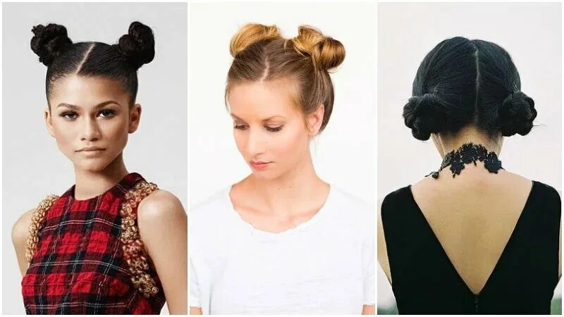 Прическа 2 4 Trendy Double Buns for a Cool Girl Hairstyle, hairstyles for - cvu.by