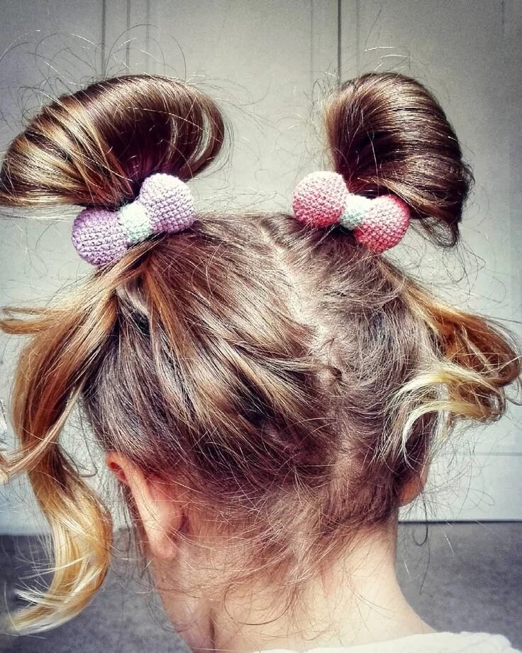 Прическа 2 хвоста для девочки Hair Buns... Yum Yum from Yollie Jolly Bun hairstyles, Baby hairstyles, Toddler 