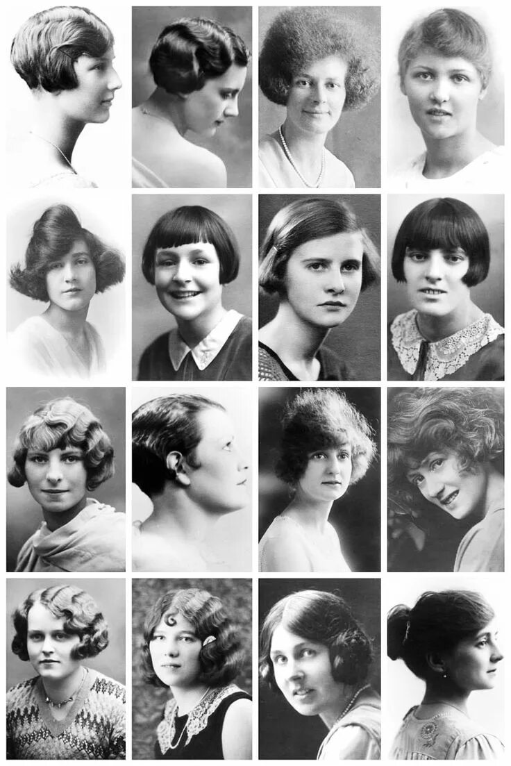 Прическа 20 х годов женская vintage everyday. From the bob to finger waves, vintage photographs depict some 