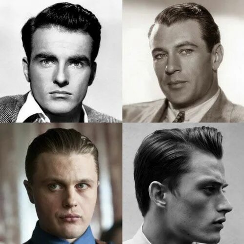 Прическа 30 годов мужская Vintage 1920s Hairstyles for Men