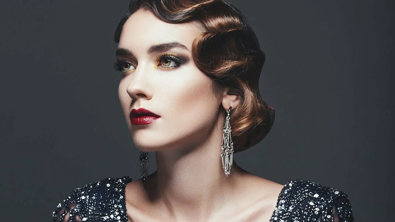 Прическа 30 годов на длинные волосы How to Get a 1920s Hairstyle - L'Oréal Paris