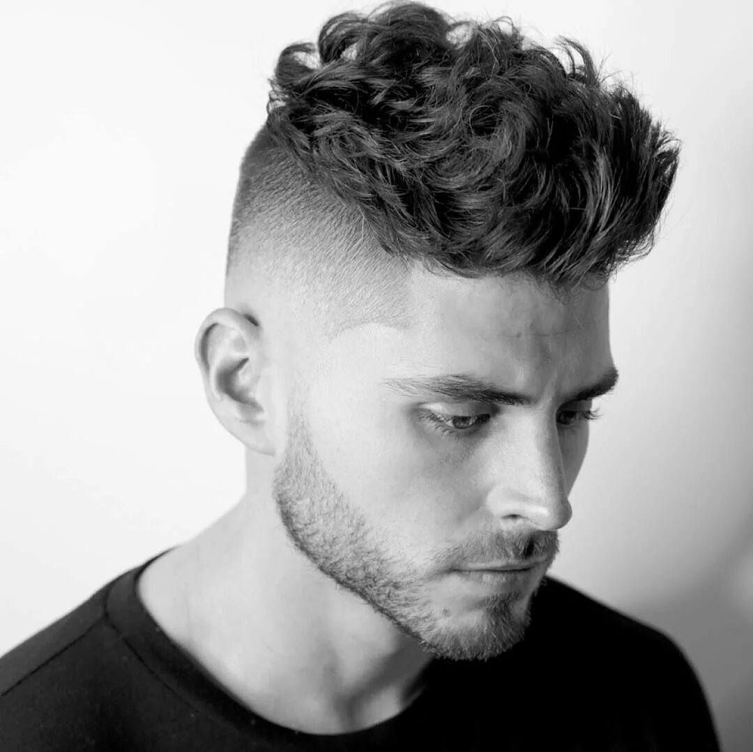 Прическа 41 года Wavy hair + undercut fade #fade #fadehaircuts #newfadehaircuts #menshair #mensha