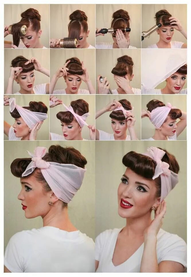 Прическа 50 годов своими руками Vintage Meets Modern: A Classic Lifestyle New Look Ideas Vintage hairstyles tuto