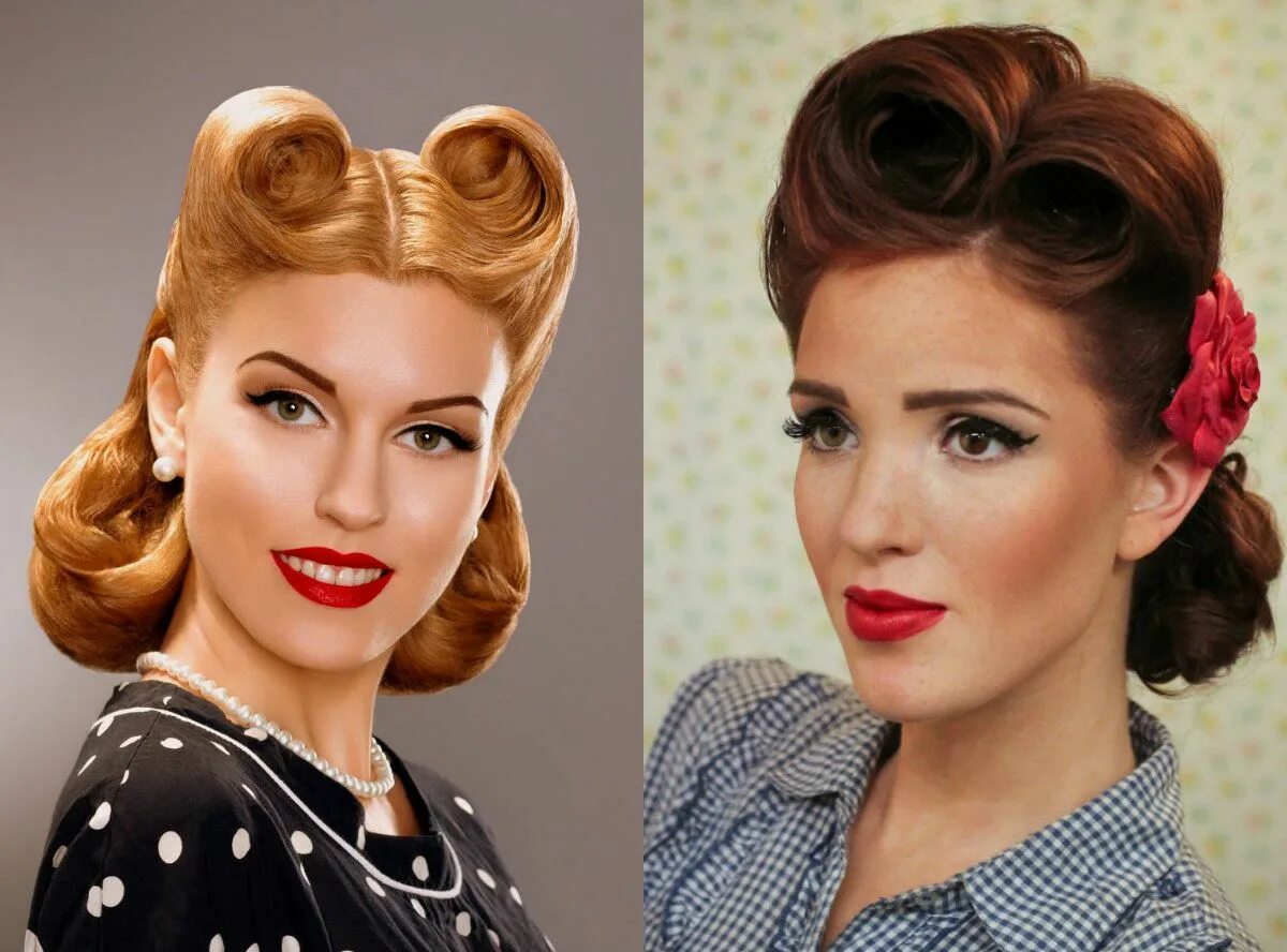 Прическа 50 годов своими руками vintage hairstyles from 1950’s Roll hairstyle, Vintage hairstyles, Retro hairsty