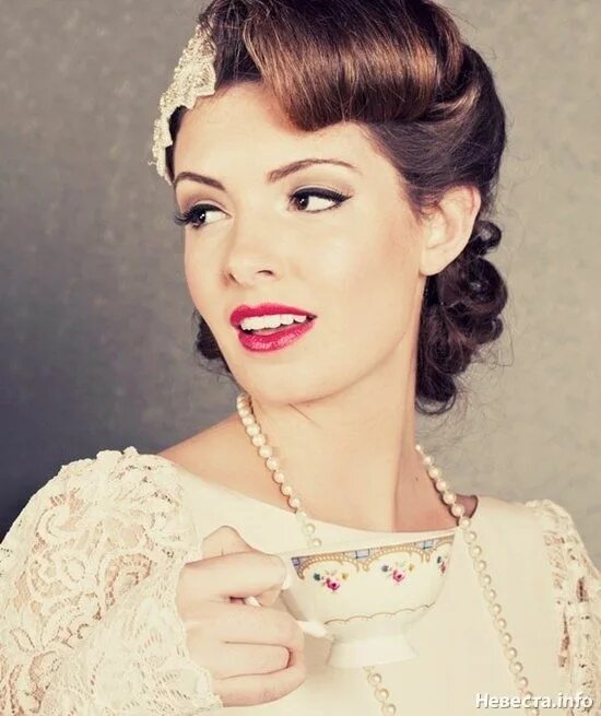 Прическа 50 х годов женская retro wedding Vintage wedding hair, Retro wedding hair, Wedding hairstyles