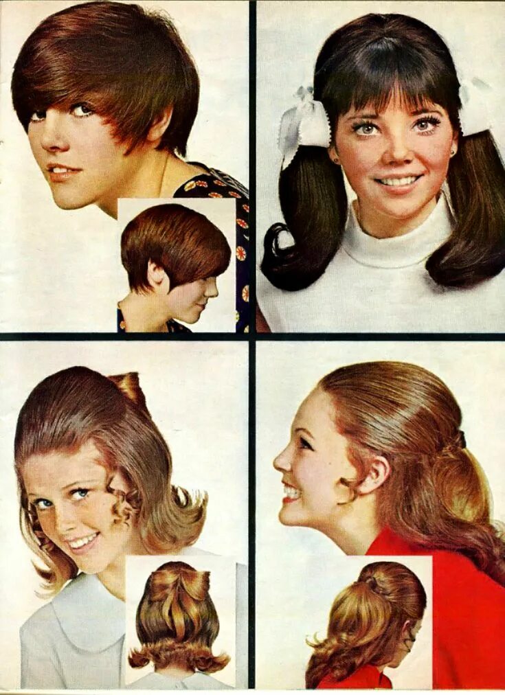 Прическа 60 годов ссср Choose Your Retro Haircut! Hair Style Selections from the 1950s-1980s - Flashbak