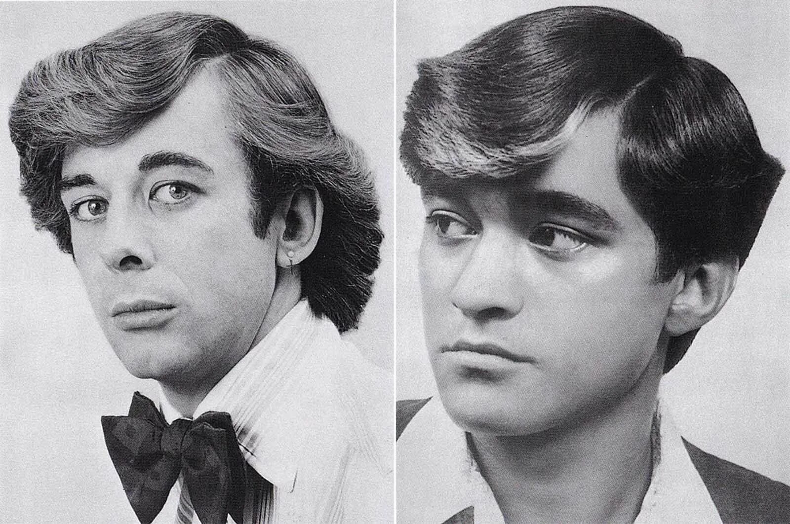 Прическа 60х мужская Romantic men’s hairstyle from the 1960s–1970s - Rare Historical Photos 60s hair,