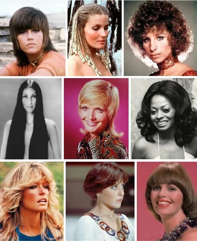 Прическа 70 годов фото женские Iconic Women's Hairstyles of the 1970s