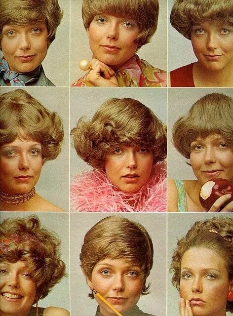 Прическа 70х женская Super Seventies Retro hairstyles, 70s hair, 70’s hair