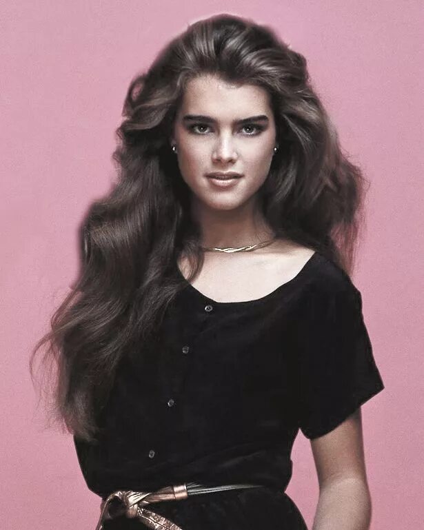 Прическа 90 х годов на длинные волосы Brooke Shields Long hair styles, 80s hair, Brooke shields young