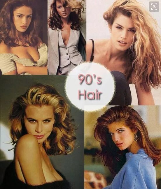 Прическа 90 х на длинные волосы Pin by Buried In Denim on Makeup 90s hairstyles, Supermodel hair, 90s grunge hai