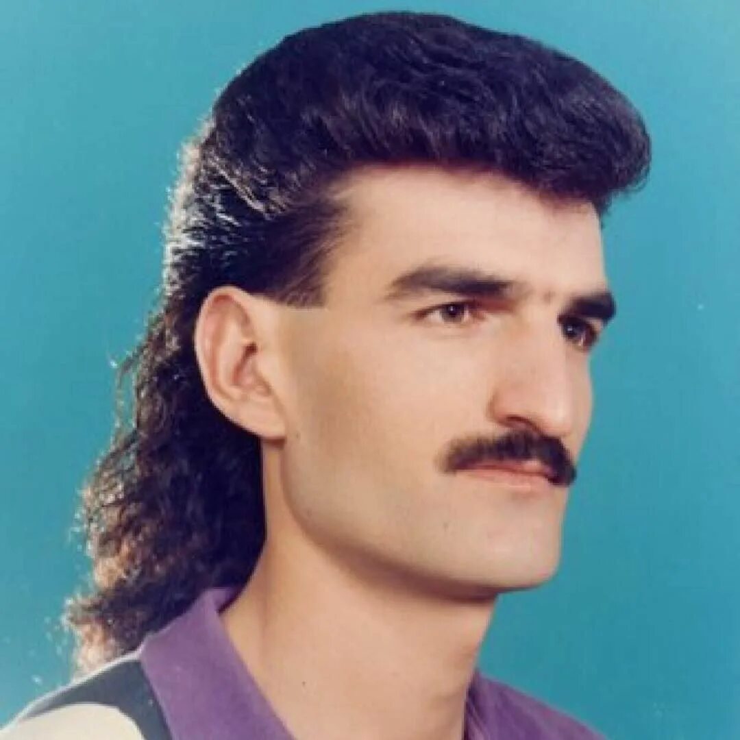 Прическа 90х мужская What is the name of the 1980s hairstyle where the front is short and the back is