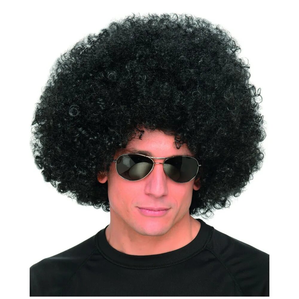 Прическа афро Mens Ladies Adult Multi Coloured Natural Synthetic Hair Jumbo Blonde Afro Wig Is