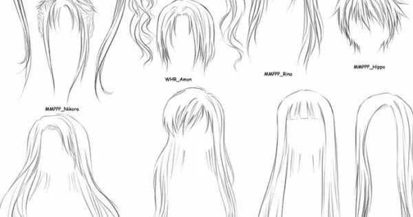 Прическа аниме для девушки с длинными волосами Anime Hairstyles Drawing : Male Anime Hairstyles Drawing At Getdrawings Free Dow