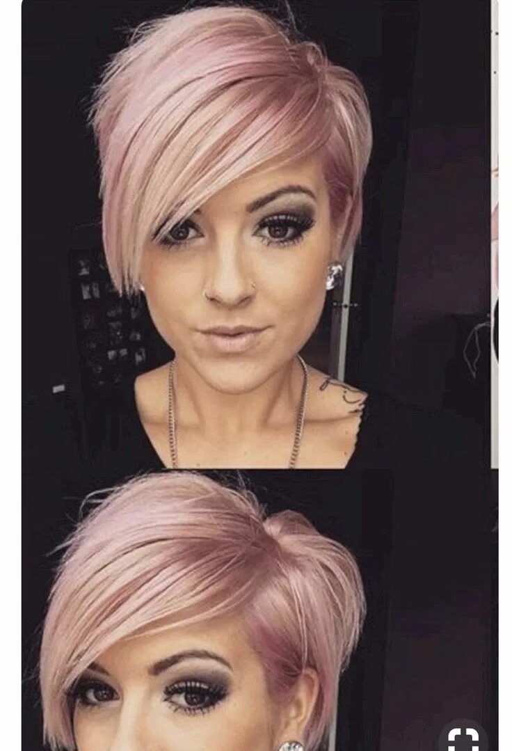 Прическа асимметрия Pin by Shania Warmka on Hair Chic short hair, Long pixie hairstyles, Asymmetrica