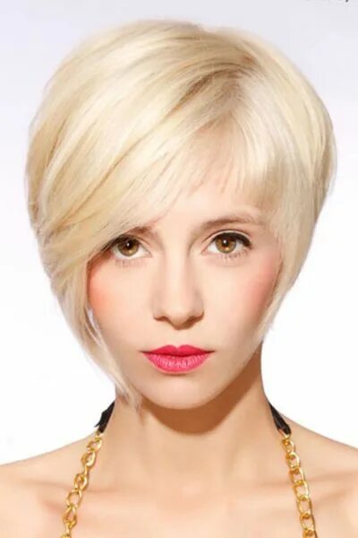 Прическа асимметрия на короткие волосы с челкой 20 Short Straight Hairstyles 2013 Short asymmetrical hairstyles, Short hair long