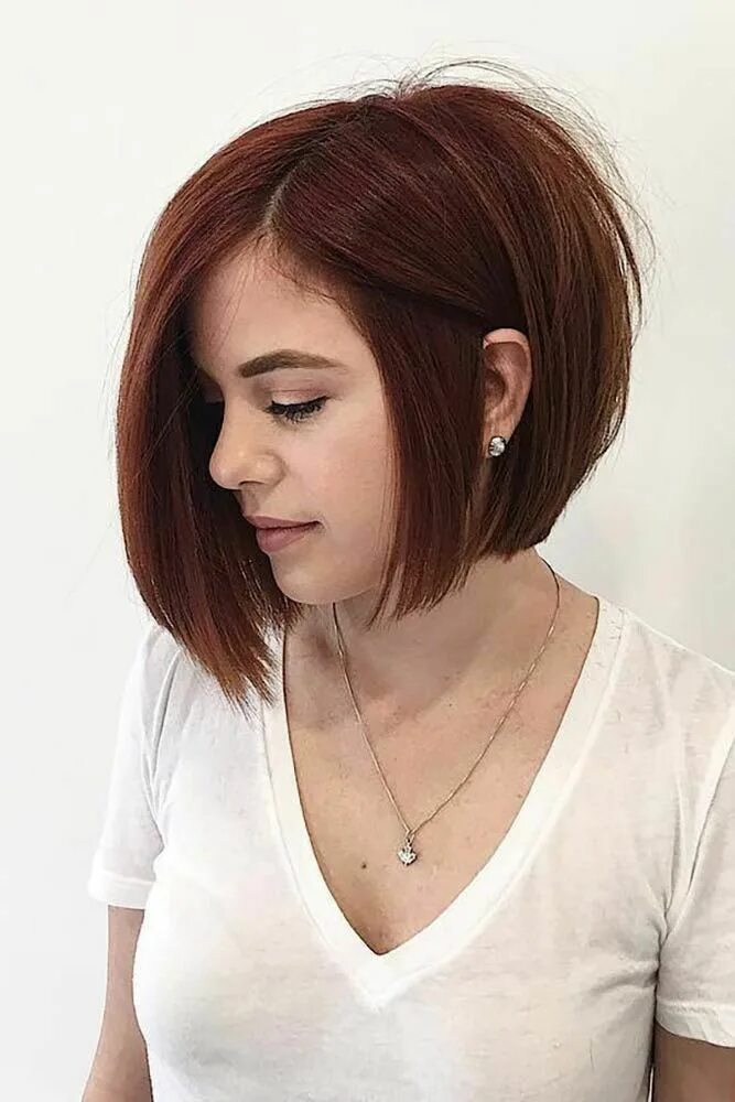 Прическа асимметрия на средние Pin on Стрижка Prom hairstyles for short hair, Hair looks, Bob hairstyles