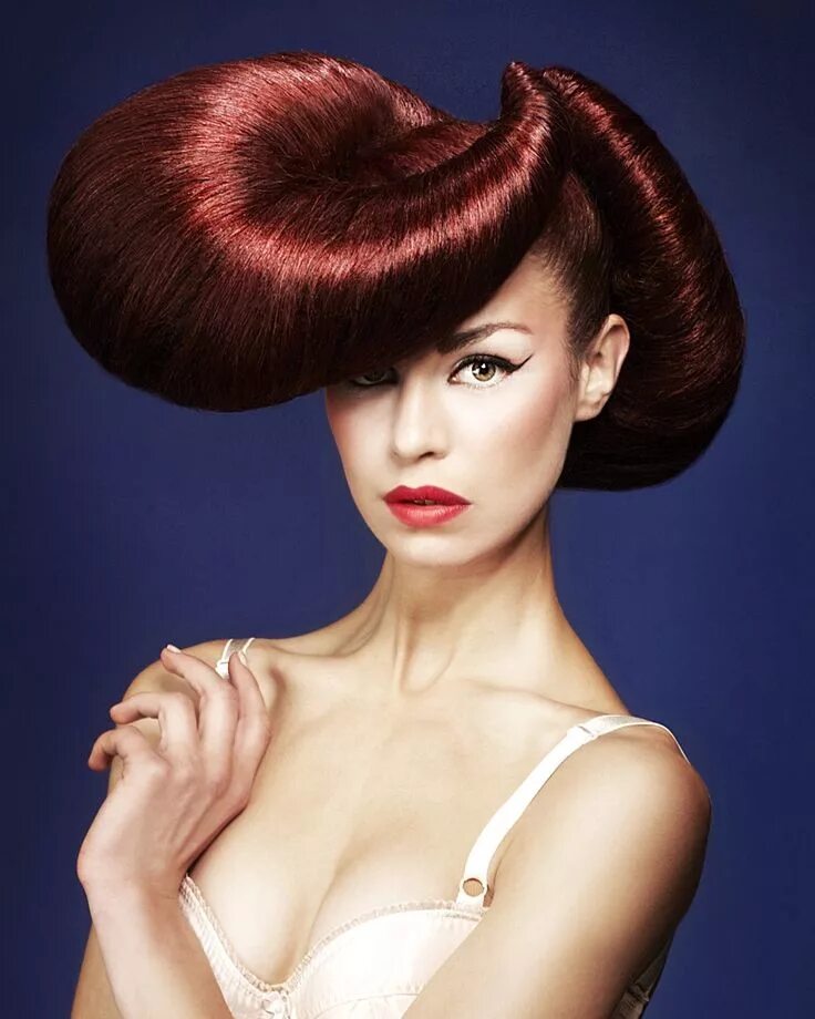 Прическа авангард женская An Avant Garde look for Honey from my Blue Velvet collection High fashion hair, 