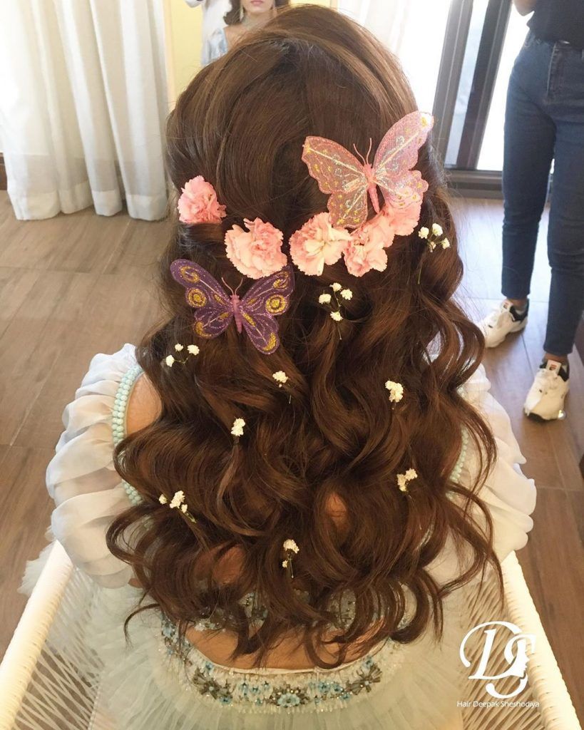 Прическа бабочка на длинные волосы Trending Butterfly Hairstyle Ideas For Brides - ShaadiWish Butterfly hairstyle, 