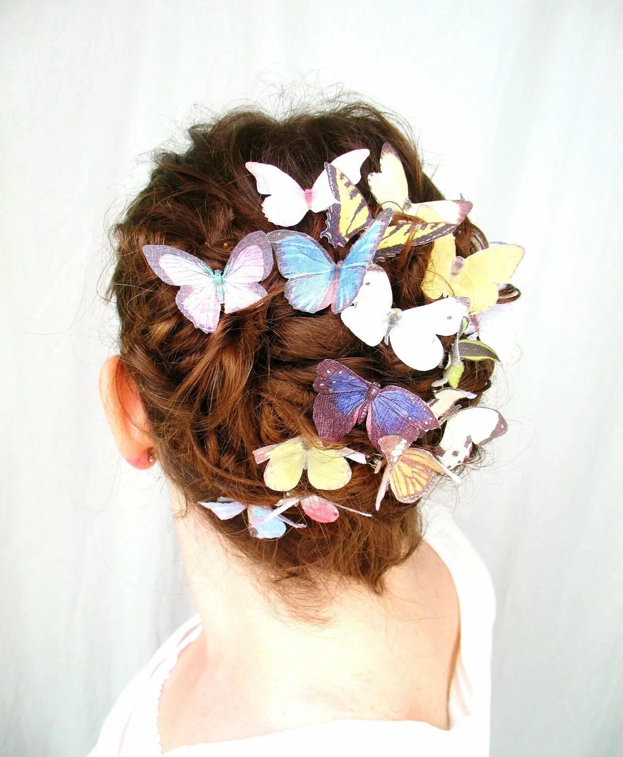 Прическа бабочки для девочки This item is unavailable - Etsy Butterfly hair, Butterfly hair clip, Bride hair 