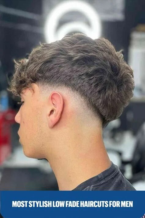 Прическа бахрома мужская Fresh Low V Fade Haircut Ideas for a Stylish Look