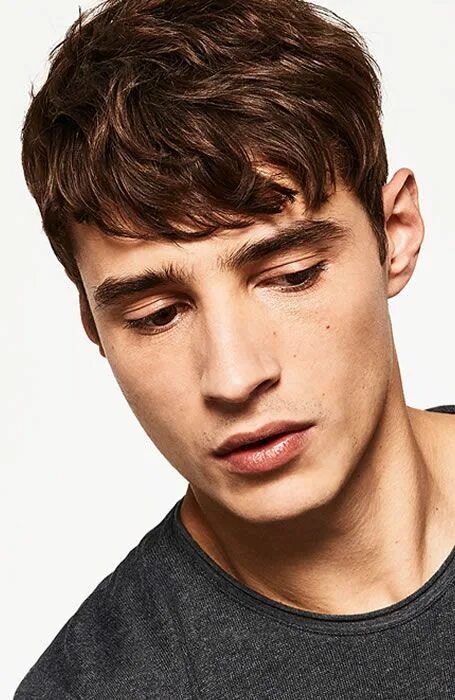 Прическа бахрома мужская Men's Hairstyles Classic Fringe With Texture. Photo: Zara. #menshairstyles #mens