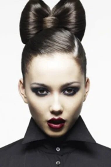 Прическа бантик Tied up. Bow. Bun Hair styles 2014, Glam hair, Hair styles