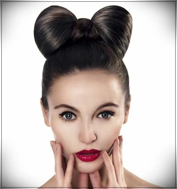 Прическа бантик на длинные Fashion hair styling 2019-2020: long, medium, short hair Party hairstyles, Hair 