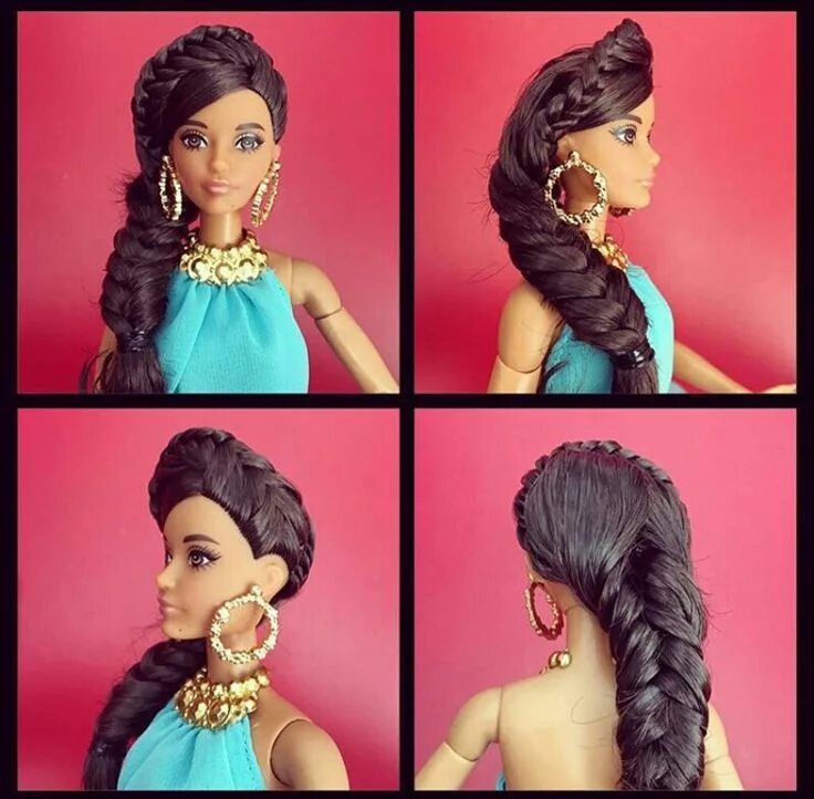 Прическа барби на длинные Pin by Roberta Yonnick Dixon on Barbie Barbie doll hairstyles, Barbie hairstyle,