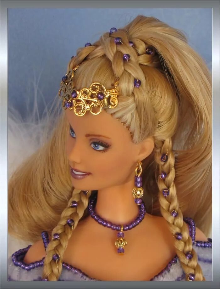 Прическа барби на длинные волосы Pin by yesika baez M on Barbie and Friends Barbie doll hairstyles, Barbie hair, 