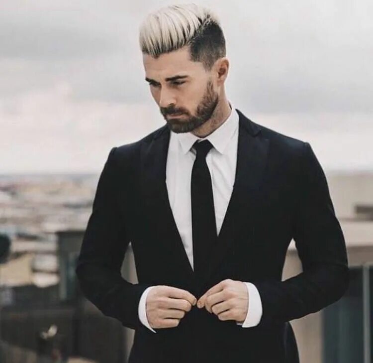 Прическа белей волосах фото Tendencia cabello teñido 2015 Men hair color, Mens hairstyles fade, Mens hairsty