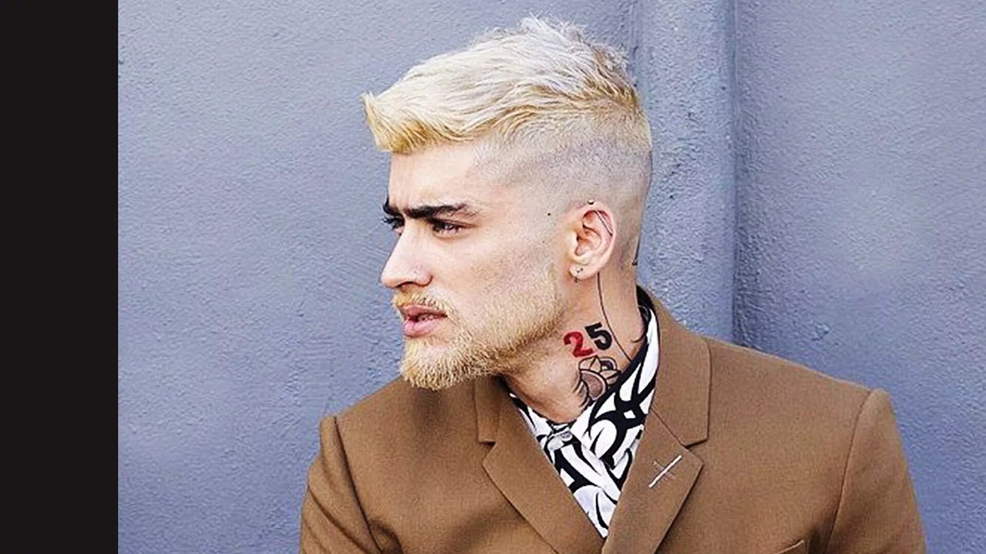 Прическа белей волосах фото Zayn Malik’s blonde beard is a learning opportunity for us all GQ India