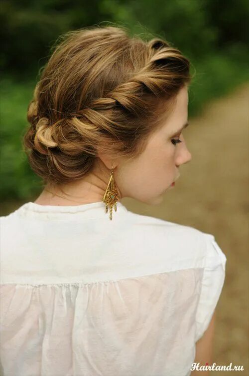 Прическа березка Twist Braid - Hairstyles Weekly Coiffure mariée, Coiffure demoiselle d'honneur, 