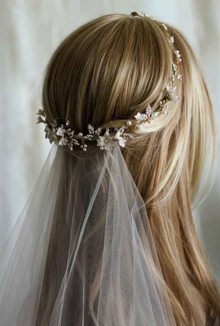 Прическа без фата Pin by My Wonderland on Forever After Bride hairstyles, Boho bridal headpiece, V