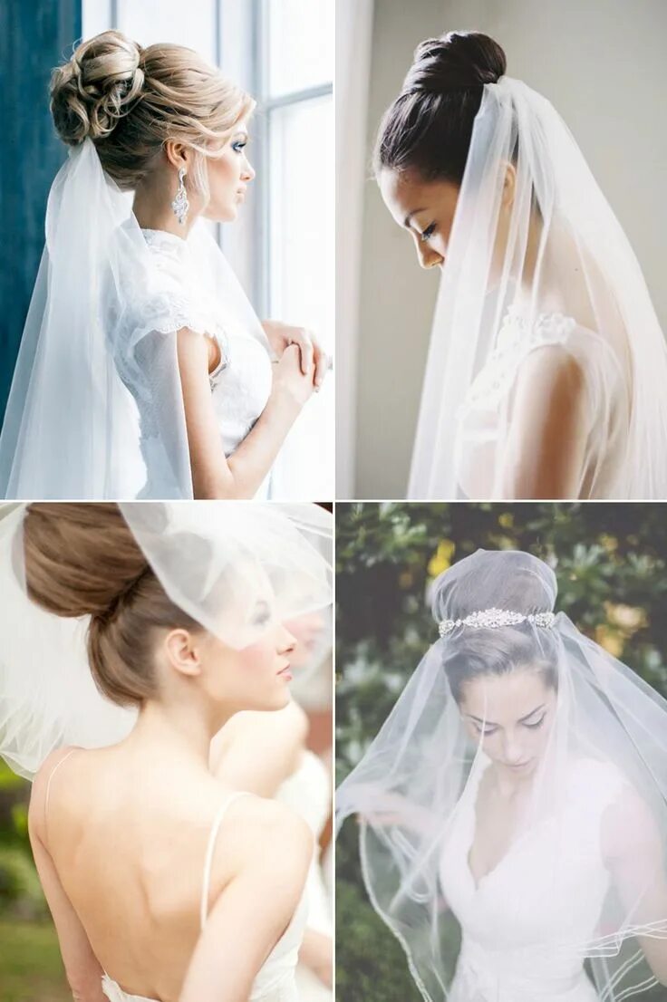 Прическа без фата 5 Chic Bridal Hairstyles that Look Good with Veils! Wedding hairstyles bride, We