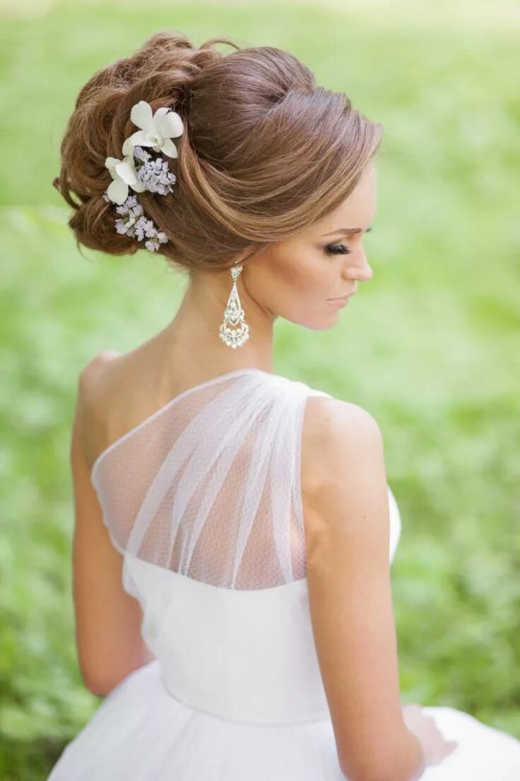 Прическа без фаты фото Pin on Brautfrisuren - bridal Hairstyles - Fashion