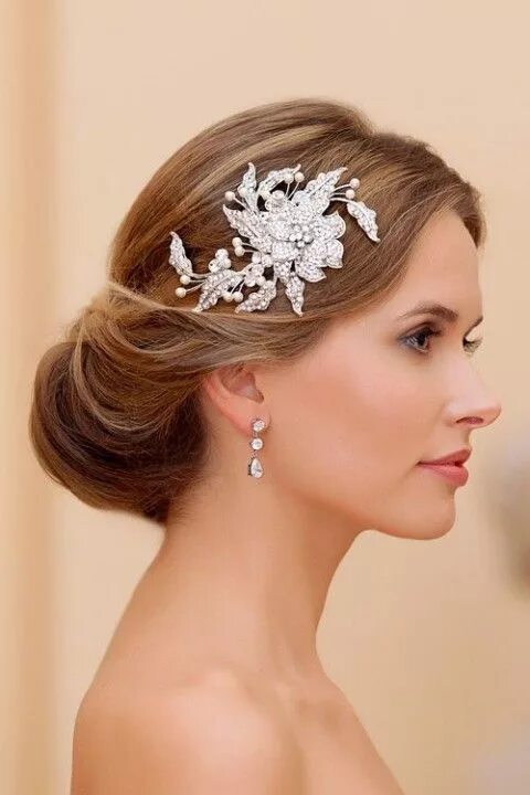 Прическа без фаты на средние волосы 44 Chic Bridal Vintage-Inspired Headpieces Headpieces HappyWedd.com Wedding hair