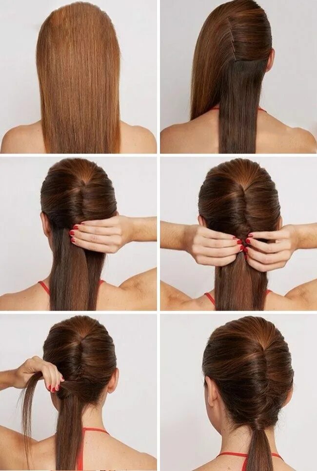 Прическа без резинки на средние волосы 15 beautiful hairstyles for those who adore their ponytail Business hairstyles, 