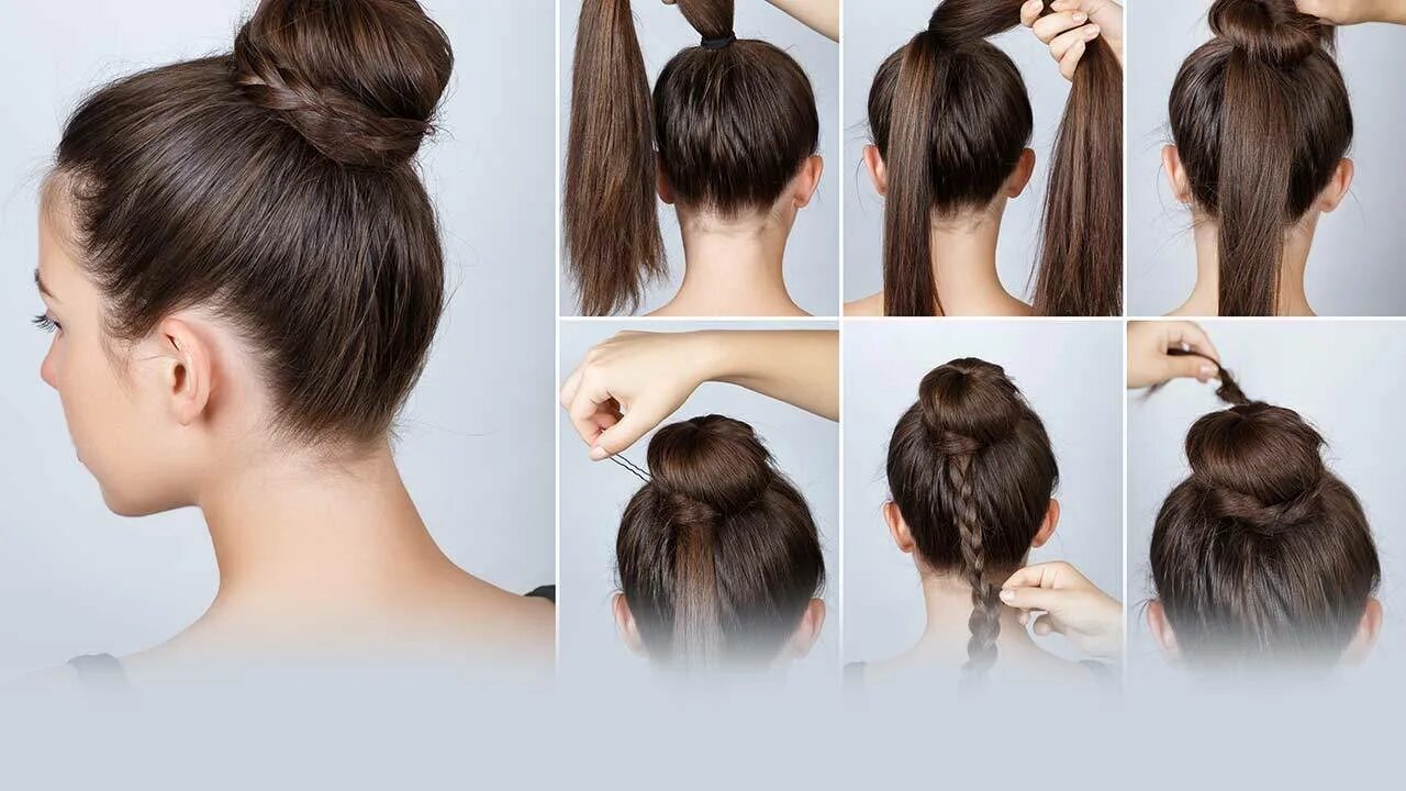 Прическа без резинки на средние волосы 10 Step by Step Hairstyle Tutorials for Easy Hairdos - L’Oréal Paris