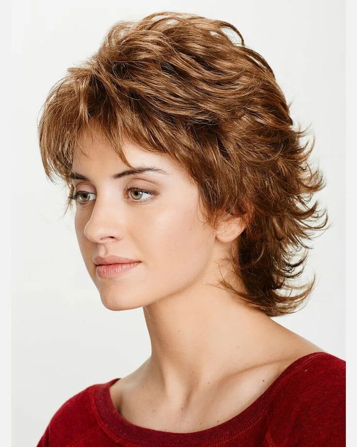 Прическа без укладки женские Keywest Monofilament Synthetic Wig by Dream USA - 88B Haircuts for curly hair, S