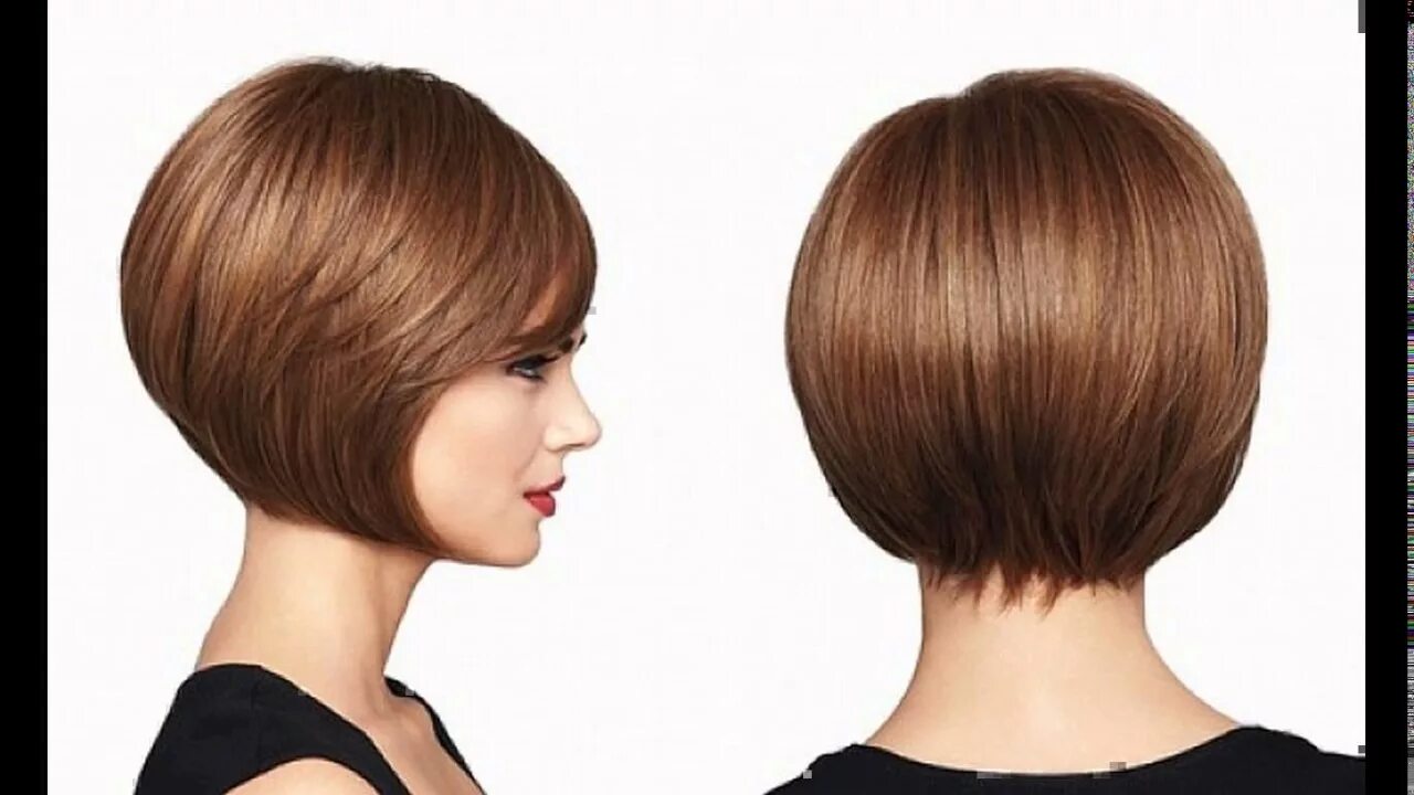 Прическа боб 2024 Short inverted bob haircut pictures - YouTube