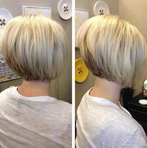 Прическа боб каре вид сзади фото 20+ Latest Graduated Bob Haircuts0 Bob-Hairstyle.Com Graduated bob hairstyles, S