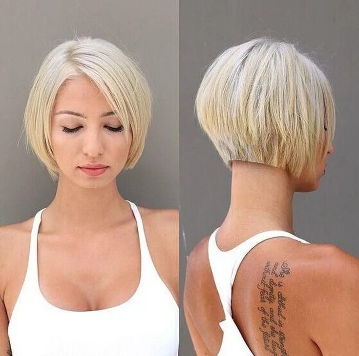 Прическа боб каре женская короткая фото 50 Unusual Short Bob Hairstyles Ideas For 2019 - LUVLYFASHION Short hair trends,