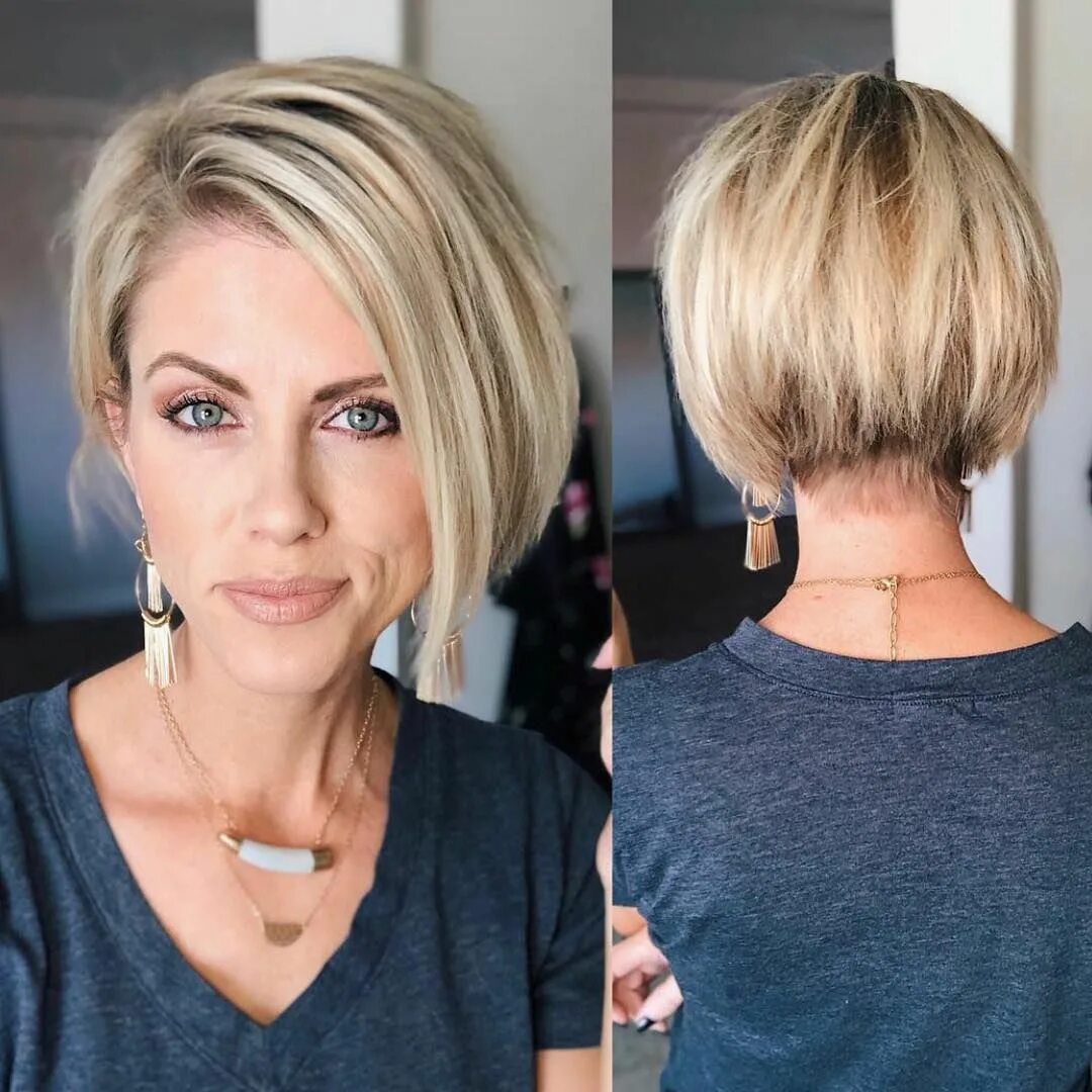 Прическа боб на короткие волосы Jocelyn McClellan on Instagram: "Ok ok ok- Straight hair- all angles- here they 