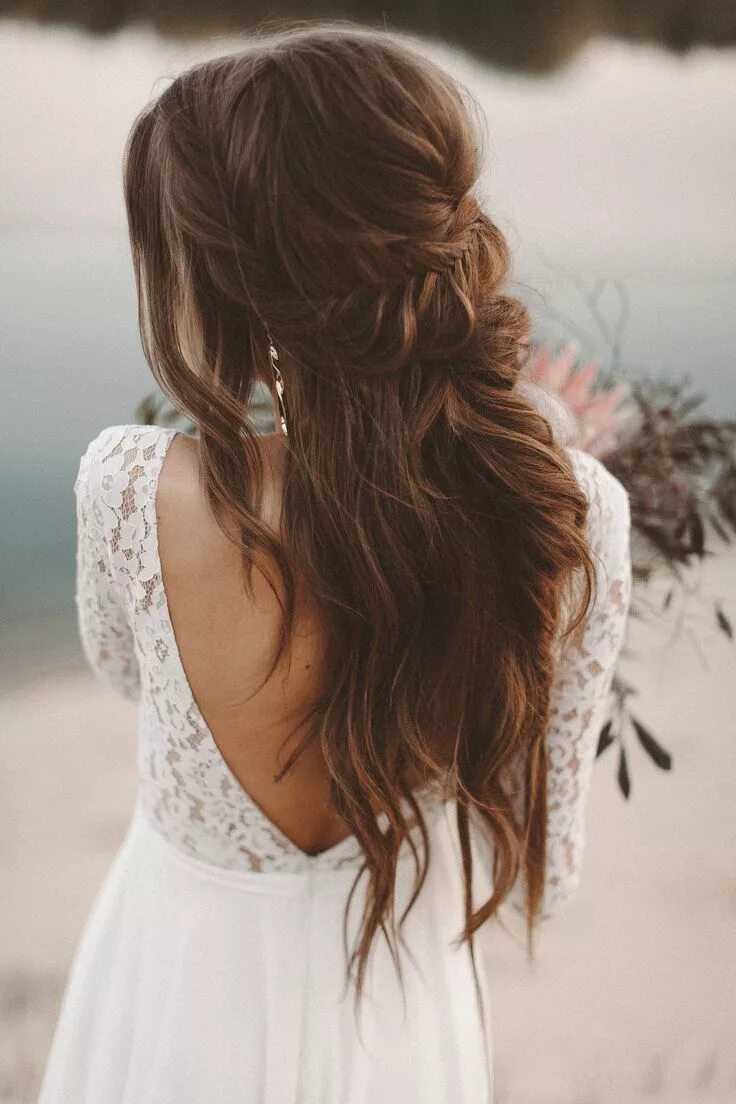 Прическа бохо длинные Wedding Hairstyles Ideas : Long Wedding Hairstyles You'll Love https://greatmag.