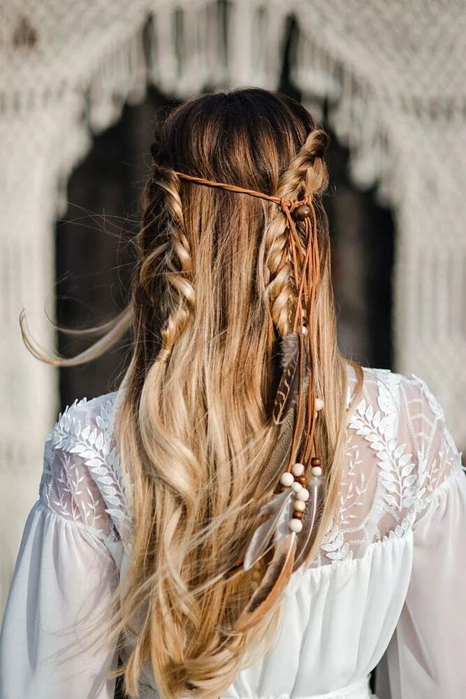 Прическа бохо длинные 30 Bridal Hair Accessories Wich Look Perfect ❤ bridal hair accessories to inspir