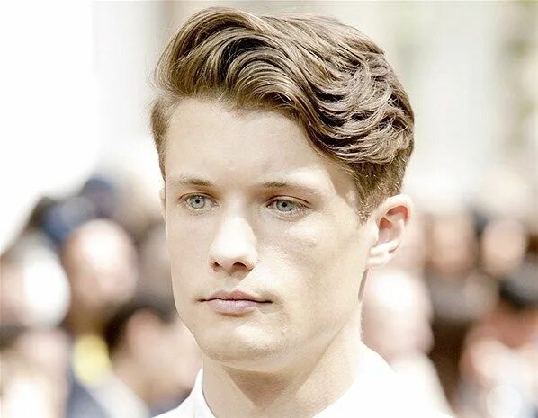 Прическа британка Edwardian dandy hairstyle (© Toni) Terratoff People Frizzy hair men, Long face h