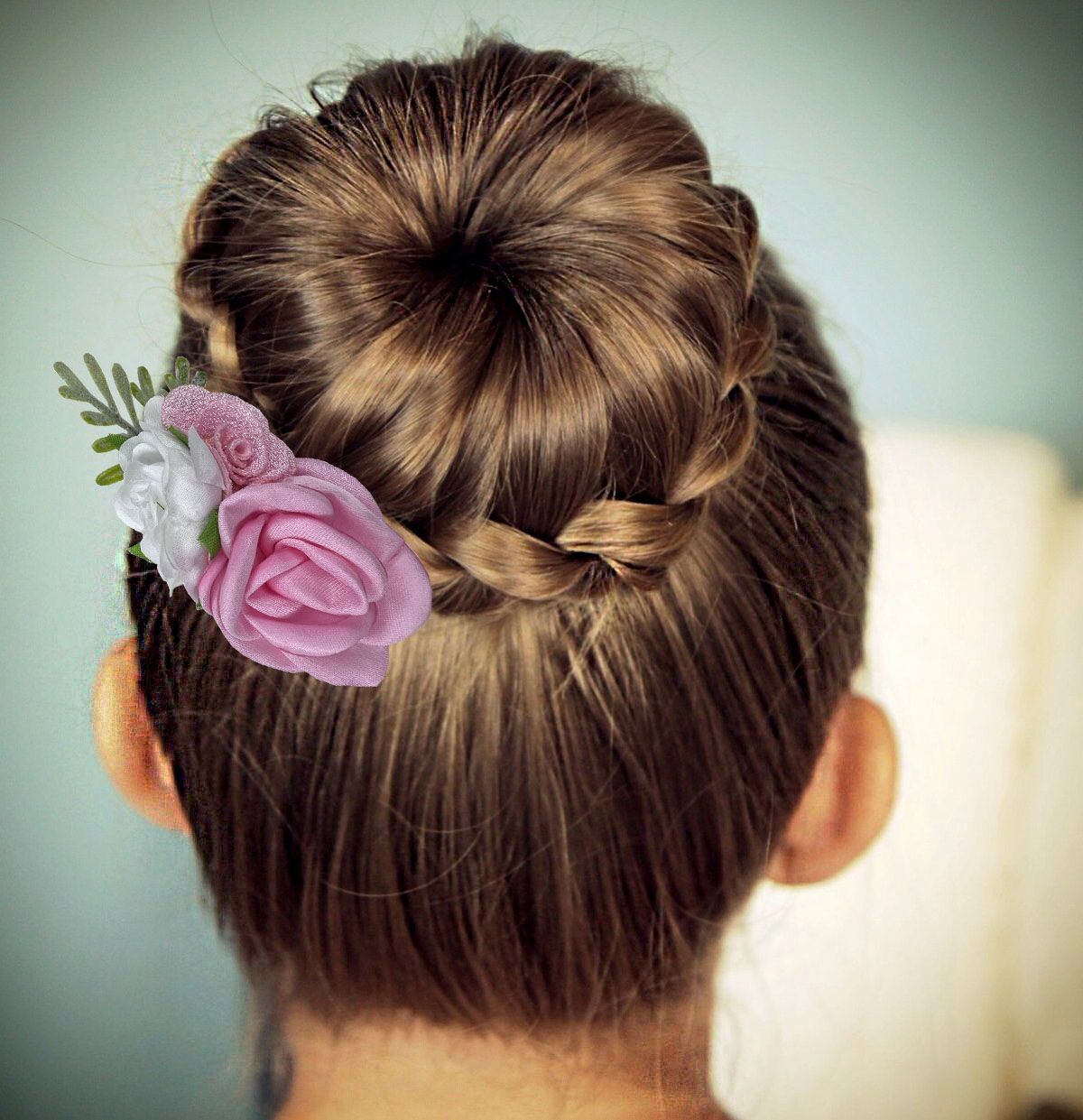 Formal event hair, Event hairstyles, Hair braid bun tutorial