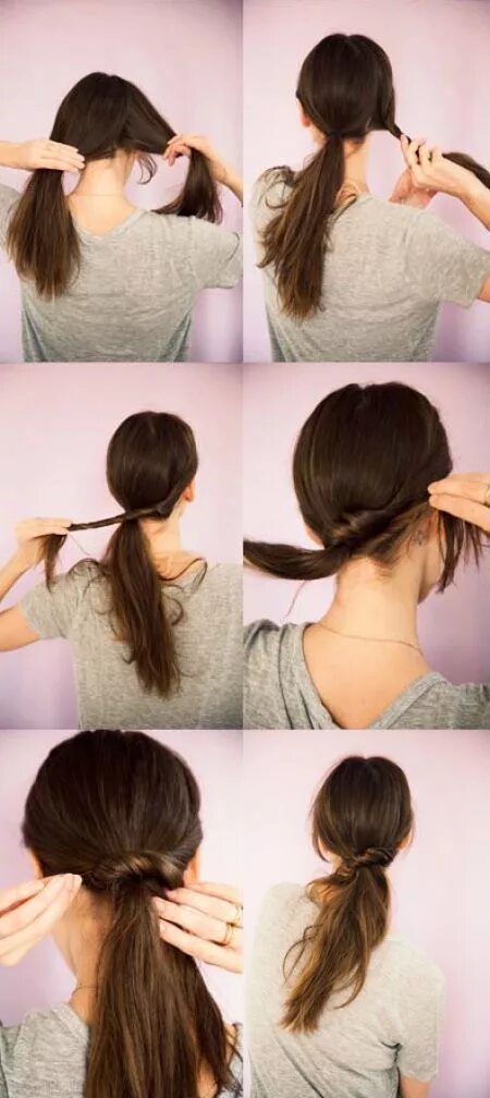 Прическа быстро и красиво сама себе 15 super-easy hairstyles for super-busy mornings Easy hairstyles, Hair styles, S