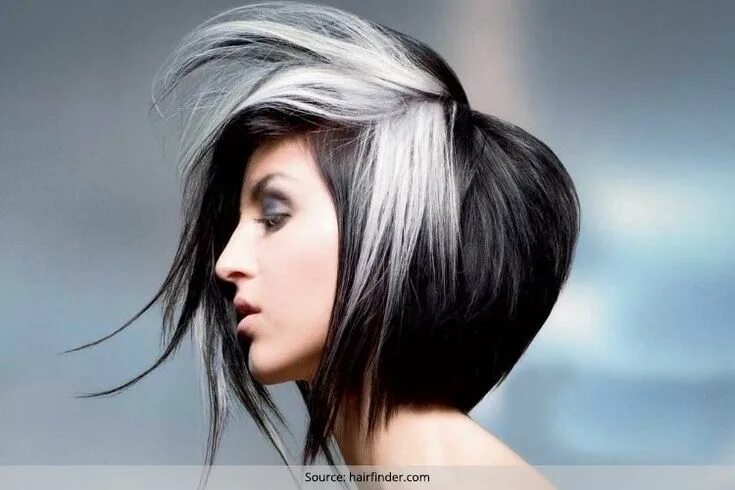 Прическа черно белые волосы 15 Black and White Hairstyles - Are You a Fan of the Salt and Pepper Look? #blac